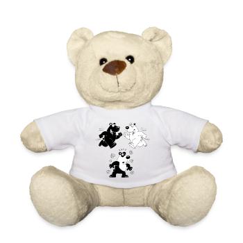 Birth of the panda - Teddy Bear - white - Front