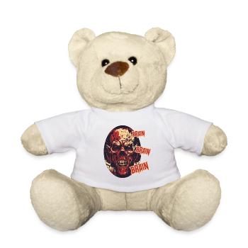 Zombie / Apocalypse / Undead / Horror / Virus / Logo - Teddy Bear - white - Front