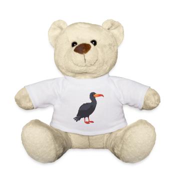 Frigatebird Cartoon Kawaii Aquarelle Illustration - Nounours - blanc - Devant