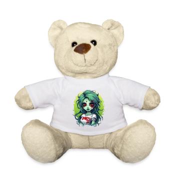 Pom-pom girl zombie - Nounours - blanc - Devant