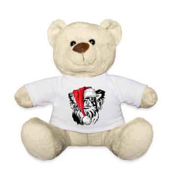 Santa Chihuahua Chiens de Noël Chiens Wilsigns - Nounours - blanc - Devant