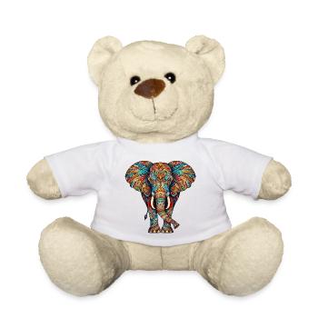 Elefant - Teddy - Weiß - Vorne