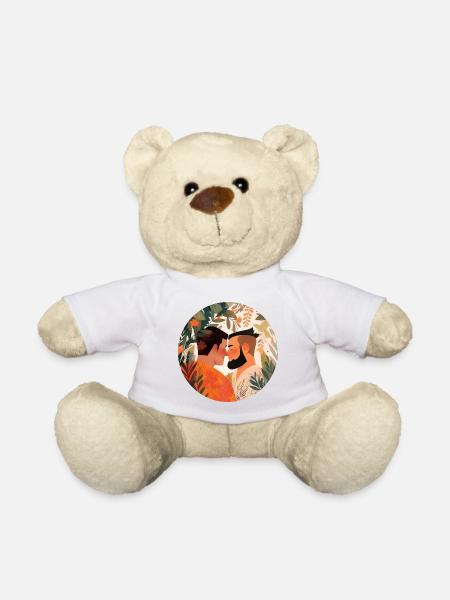Liebespaar - Teddy - Weiß