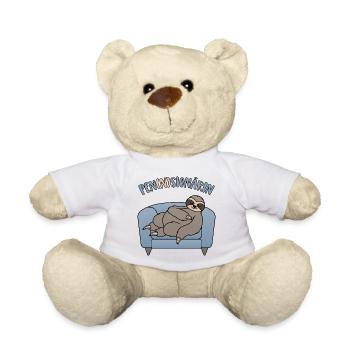 Pensionärin - Pen(n)sionärin - Pennsion - Pension - Teddy - Weiß - Vorne