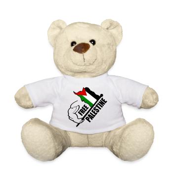Free palestine - Teddy - Weiß - Vorne
