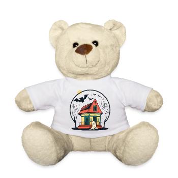 Haunted House Ghost - Teddy Bear - white - Front