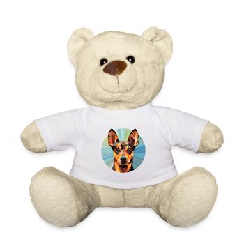 Allemand à poil dur Pointer chien race aquarelle - Nounours - blanc - Devant