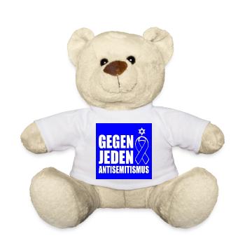 Gegen jeden antisemitismus - Teddy - Weiß - Vorne