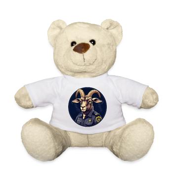 Steinbock Polizist - Teddy - Weiß - Vorne