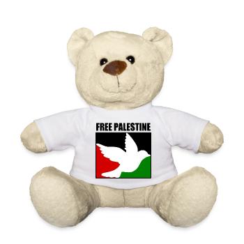 Free palestine - Teddy Bear - white - Front