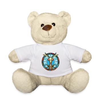 Gottesanbeterin Bunte Aquarell-Tier-Karikatur - Teddy - Weiß - Vorne