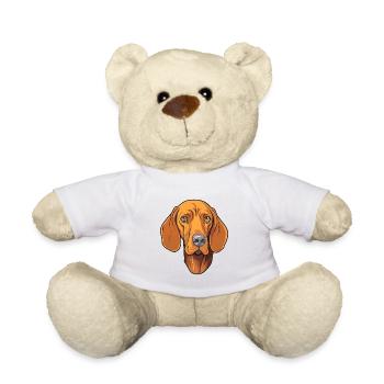 Hongrois Vizsla Chien Race Cartoon Kawaii Illustra - Nounours - blanc - Devant