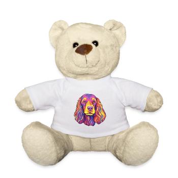 Boykin Spaniel Hunderasse Cartoon Kawaii Illustrati - Teddy - Weiß - Vorne