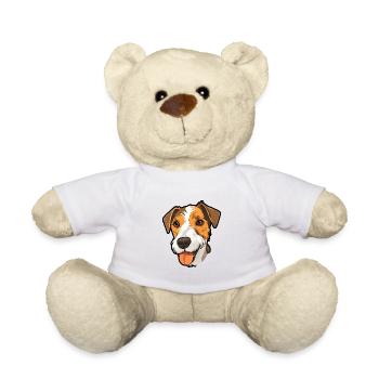 Parson Russell Terrier Hunderasse Cartoon Kawaii Il - Teddy - Weiß - Vorne