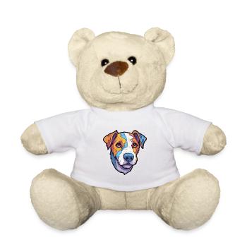 Parson Russell Terrier Hunderasse Cartoon Kawaii Il - Teddy - Weiß - Vorne