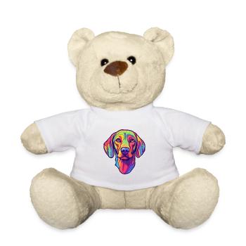 Schweizer Laufhund Race De Chien Cartoon Kawaii Illust - Nounours - blanc - Devant