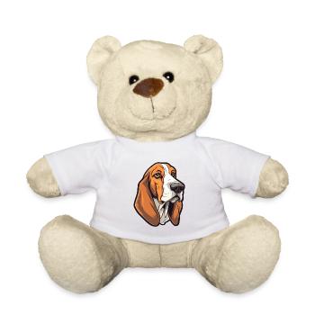 Treeing Walker Coonhound Dog Breed Cartoon Kawaii - Teddy Bear - white - Front