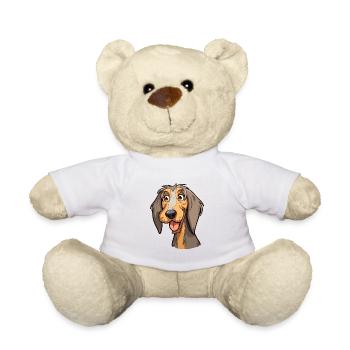 Schweizer Laufhund Race De Chien Cartoon Kawaii Illust - Nounours - blanc - Devant