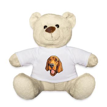 Chien de montagne bavarois race de chien Cartoon Kawaii I - Nounours - blanc - Devant