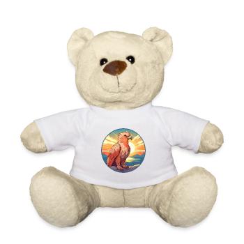 Griffin buntes Aquarell Cartoon Kawaii Tier - Teddy - Weiß - Vorne