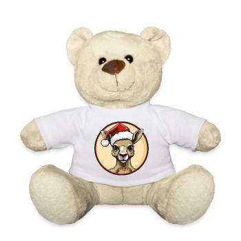 Känguru Weihnachten - Teddy - Weiß - Vorne