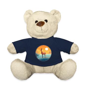 Impala Aquarell Karikatur Kawaii Clipart Tier - Teddy - French Navy - Vorne