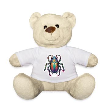 Scarab / Mysticism / Egyptian Symbolism / Antique - Teddy Bear - white - Front