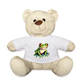 Grenouille / Animal / Charlatan / Crapaud / Étang / Houblon - Nounours - blanc - Devant