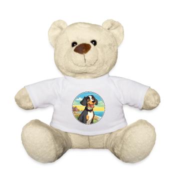 Appenzeller Sennenhund Dog Breed Cartoon Kawaii - Teddy Bear - white - Front