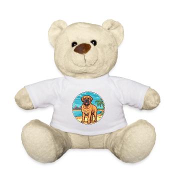 Majorque Mastiff chien race Cartoon Kawaii Clipart - Nounours - blanc - Devant