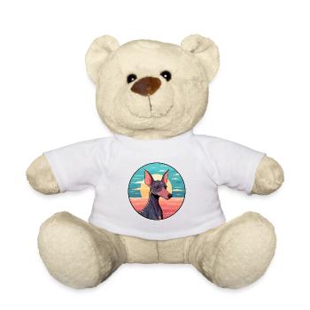 mexikanisch haarlose hunderasse cartoon kawaii clipart - Teddy - Weiß - Vorne