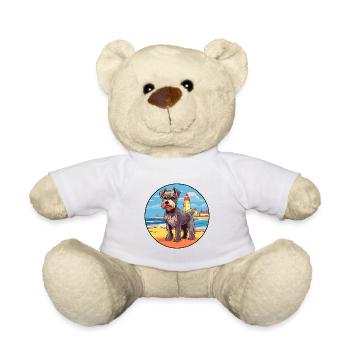 Mittelschnauze chien race Cartoon Kawaii Clipart - Nounours - blanc - Devant