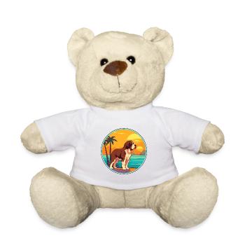 Saint Bernard chien race Cartoon Kawaii Clipart chien - Nounours - blanc - Devant
