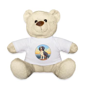 Stabyhoun chien race dessin animé kawaii clipart chien animal de compagnie - Nounours - blanc - Devant