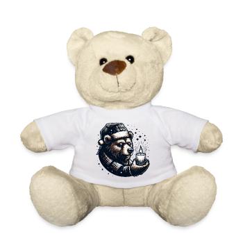 BEAR TEALIGHT CANDLE CHRISTMAS WINTER WARMTH NORTH - Teddy Bear - white - Front