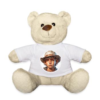 Agriculteur / Agriculteur / Récolte / Culture / Ferme / Terre - Nounours - blanc - Devant