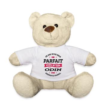 ODIN PARFAIT - PRENOM ODIN - Nounours - blanc - Devant