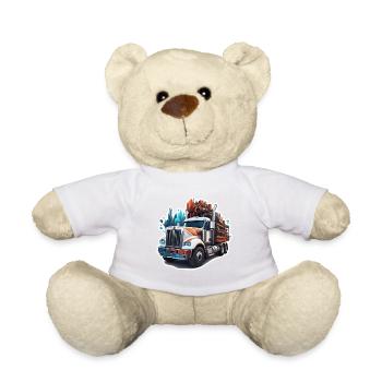 Camion/Camion/Camion/Cargo/Route - Nounours - blanc - Devant