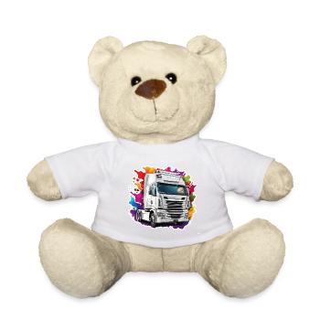 Truck / LKW / Lastfahrzeug / Fracht / Straße - Teddy - Weiß - Vorne