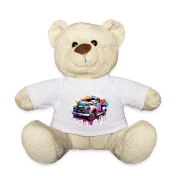 Truck / LKW / Lastfahrzeug / Fracht / Straße - Teddy - Weiß - Vorne