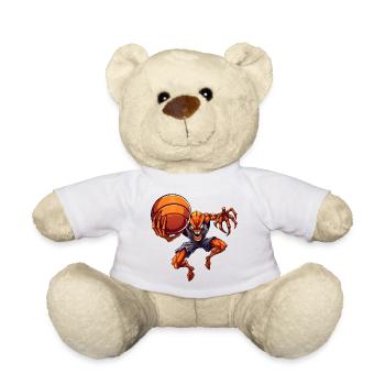 Basketball Spinne - Teddy - Weiß - Vorne
