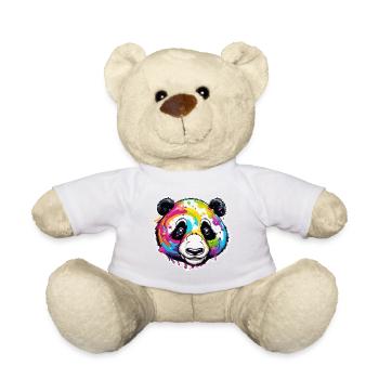 Panda / Tier / Zoo / Bambus / Wild / Kindlich - Teddy - Weiß - Vorne