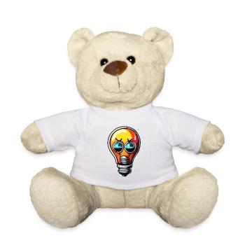 Bulb / Bulb / Brightness / Light - Teddy Bear - white - Front