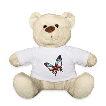 Schmetterling / Tier / Insekt / fliegen / Sommer - Teddy - Weiß - Vorne