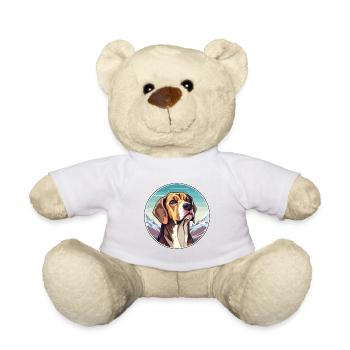 Braque Du Bourbonnais Race De Chien Cartoon Kawaii Wat - Nounours - blanc - Devant