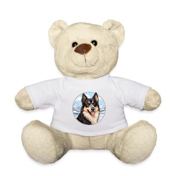 Berger croate race de chien Cartoon Kawaii Waterco - Nounours - blanc - Devant