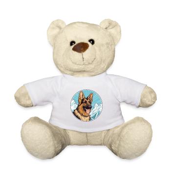 Deutscher Wachtelhund Hunderasse Cartoon Kawaii Wat - Teddy - Weiß - Vorne