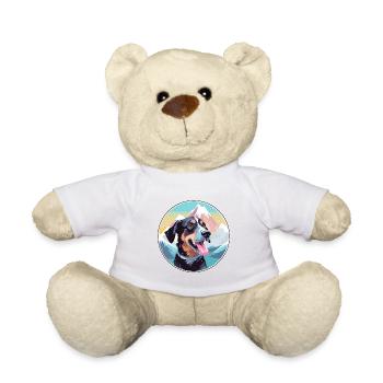 Gascon Saintongeois Chien Race Cartoon Kawaii Eau - Nounours - blanc - Devant