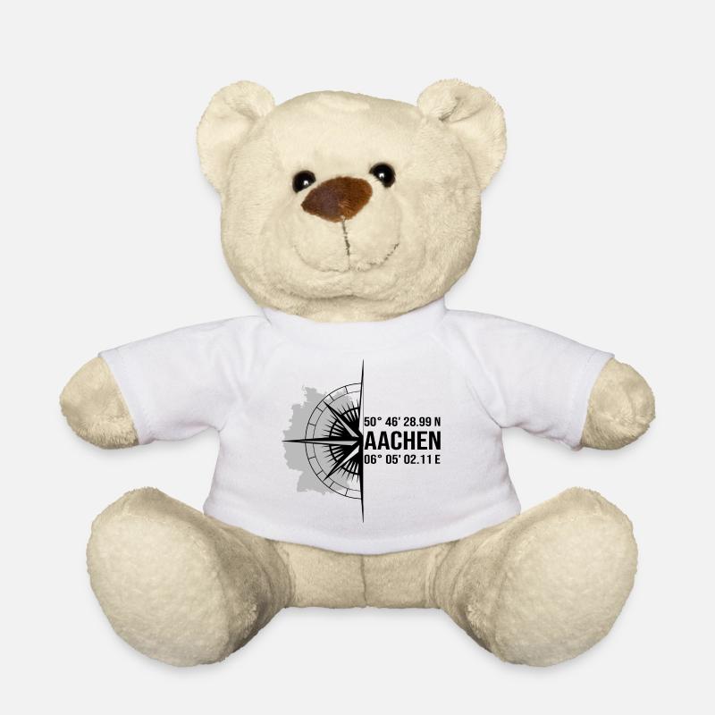 Koordinaten Aachen - Teddy - Weiß
