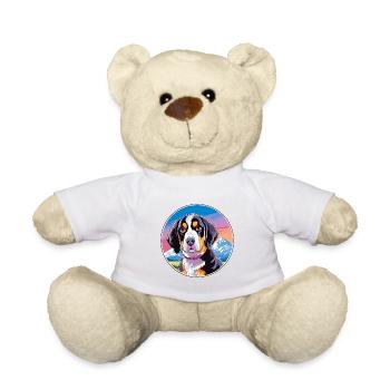 Appenzeller Sennenhund Race De Chien Cartoon Kawaii Wa - Nounours - blanc - Devant